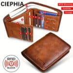 Genuine Leather RFID Blocking Wallet Slim Card Holder