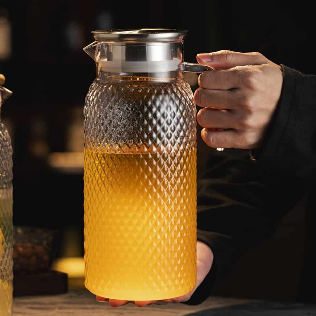 Premium Fridge Pitcher with Lid Water Jug