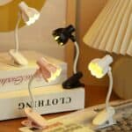 LED Clip Reading Light Flower Adjustable Lamp