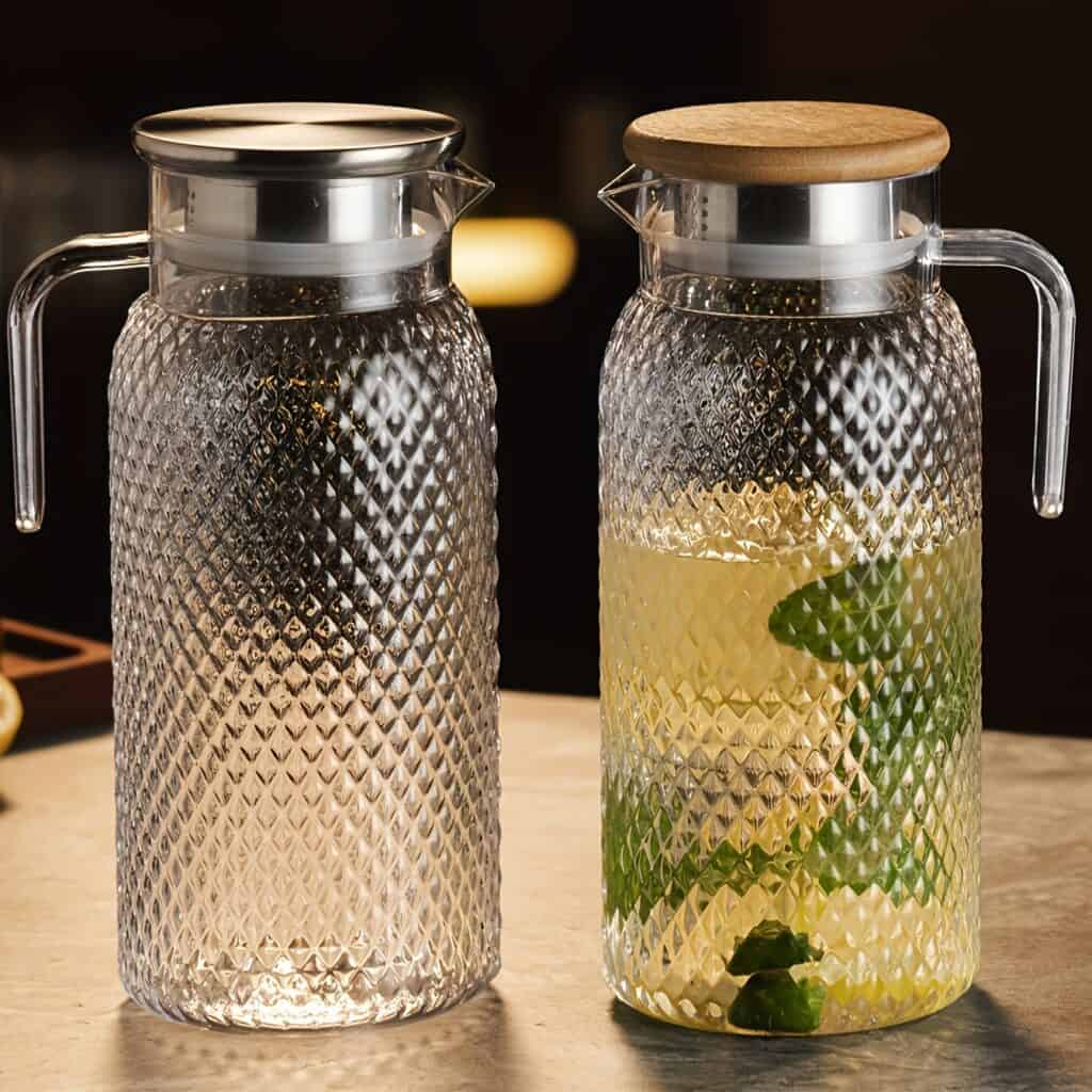 Premium Fridge Pitcher with Lid Water Jug