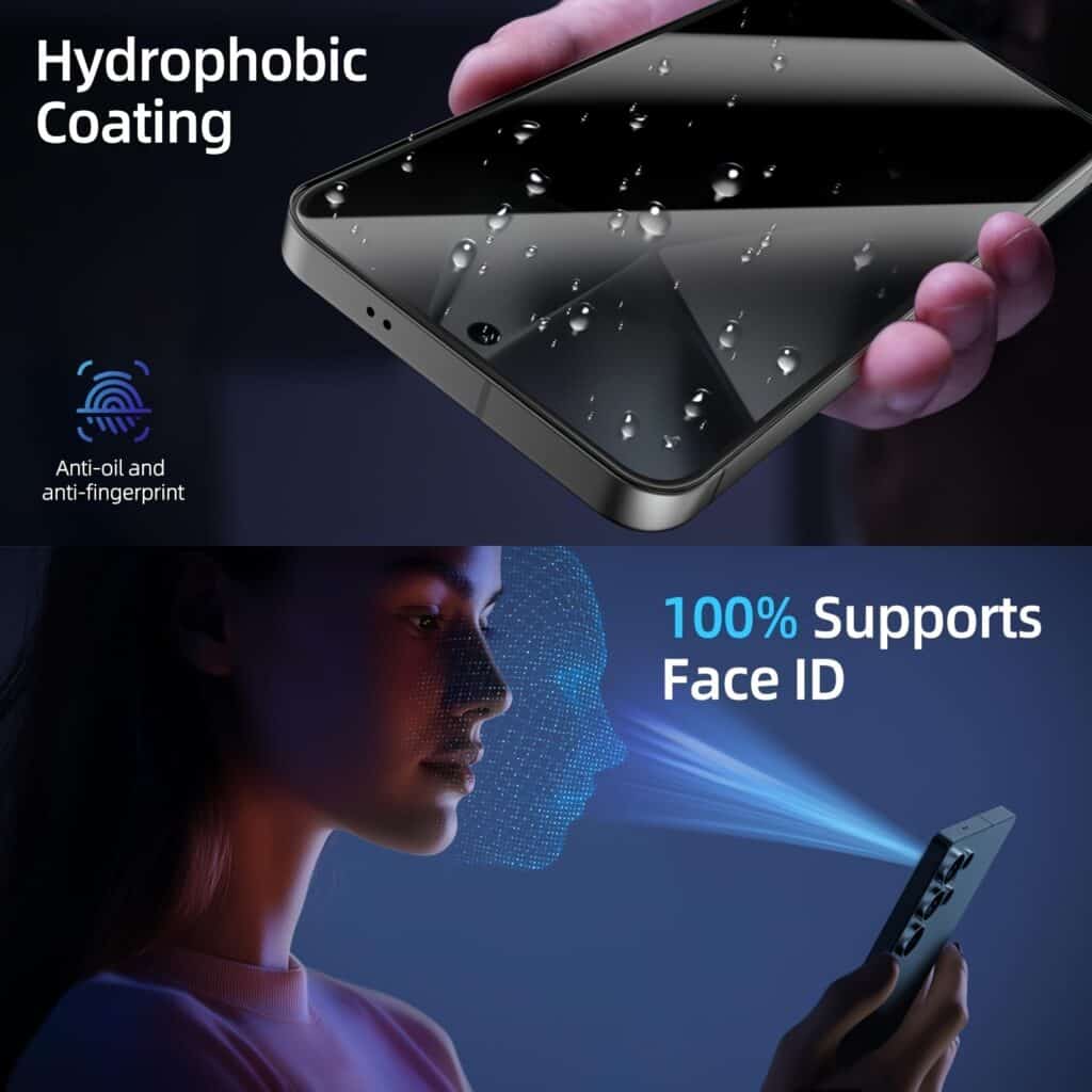 Samsung Privacy Tempered Glass Screen Protector 3 Pack