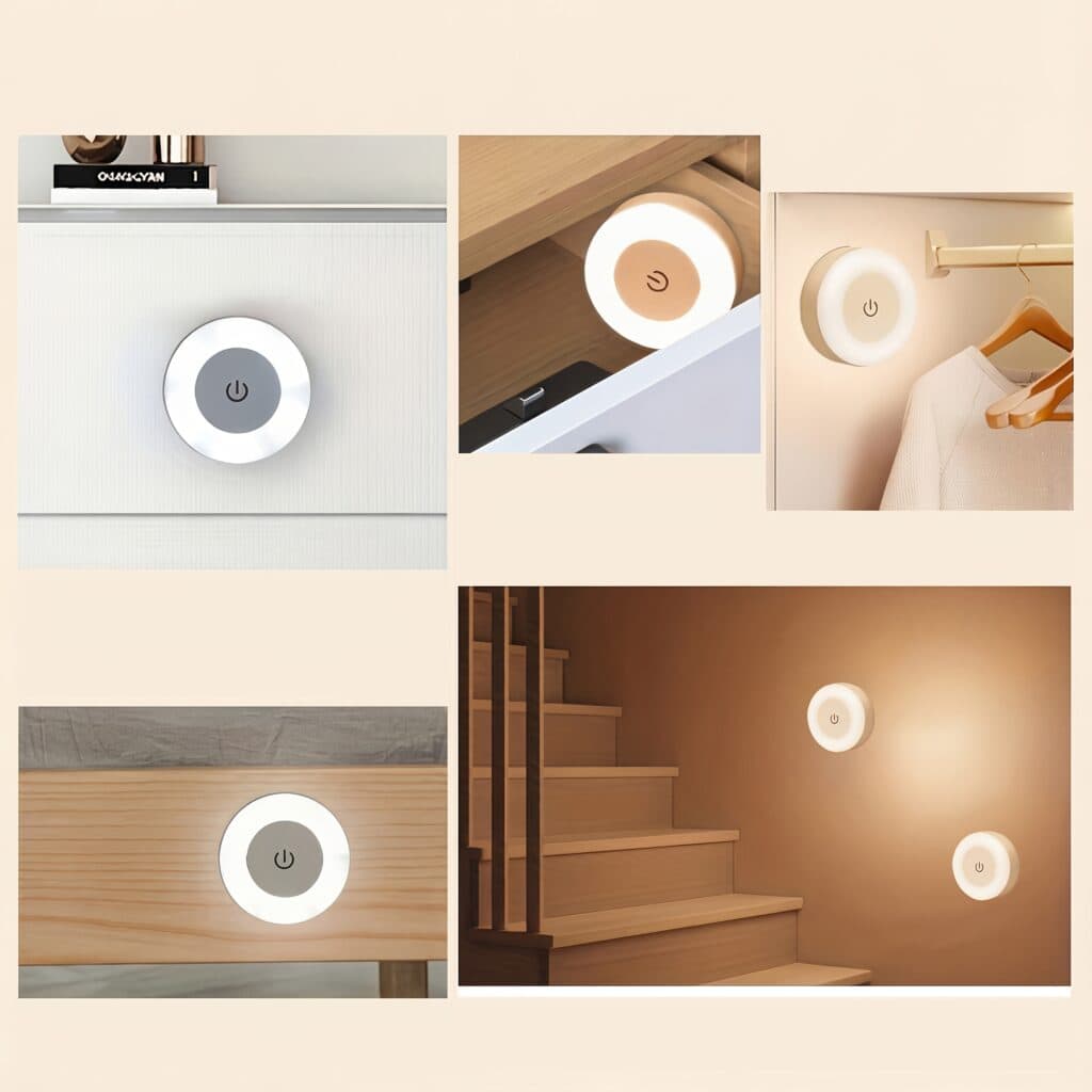 LED Touch Night Light Adjustable Bedside Lamp