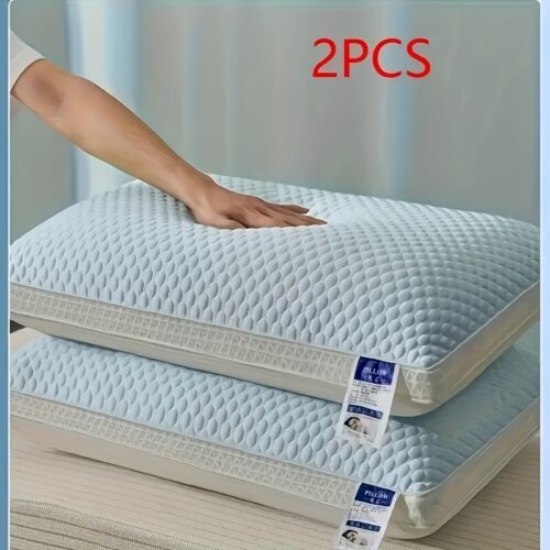 Cooling Tofu Pillows Set Ergonomic Neck Support 2pcs