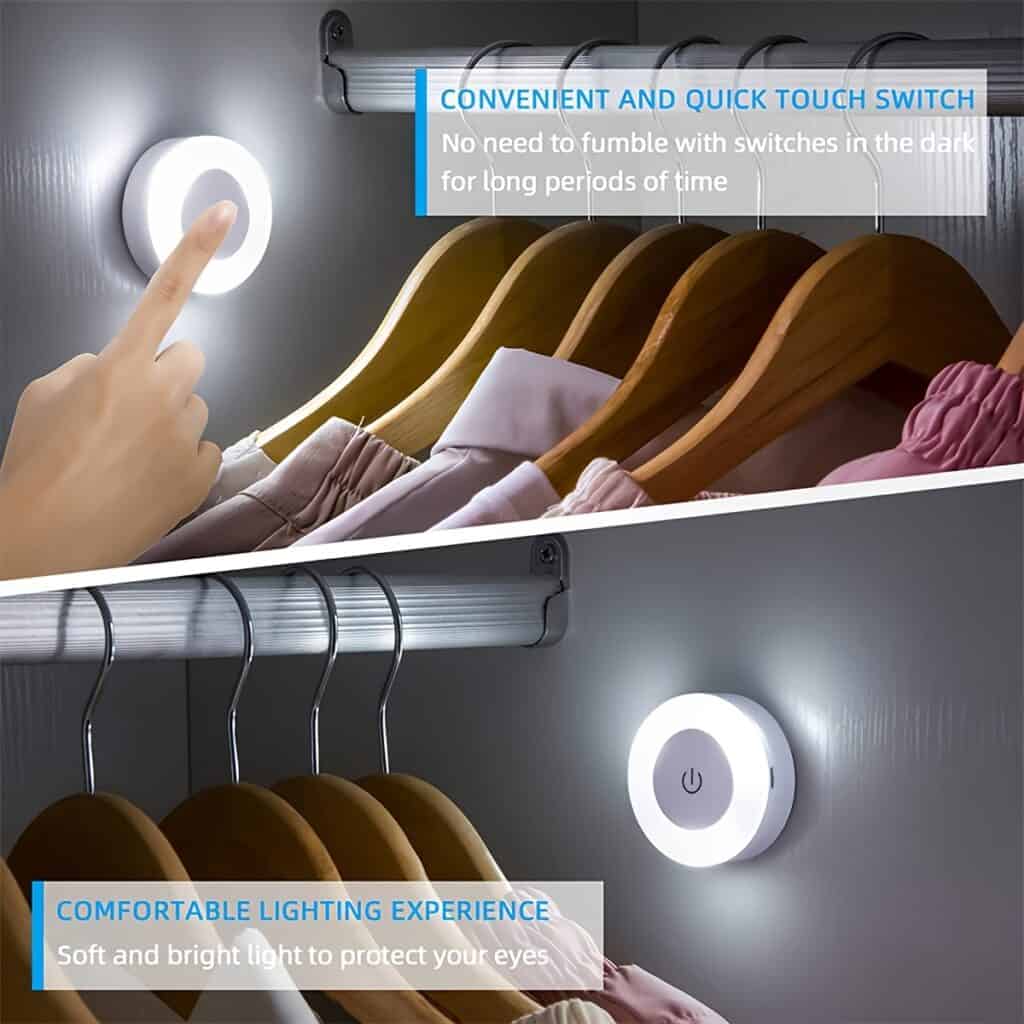 LED Touch Night Light Adjustable Bedside Lamp
