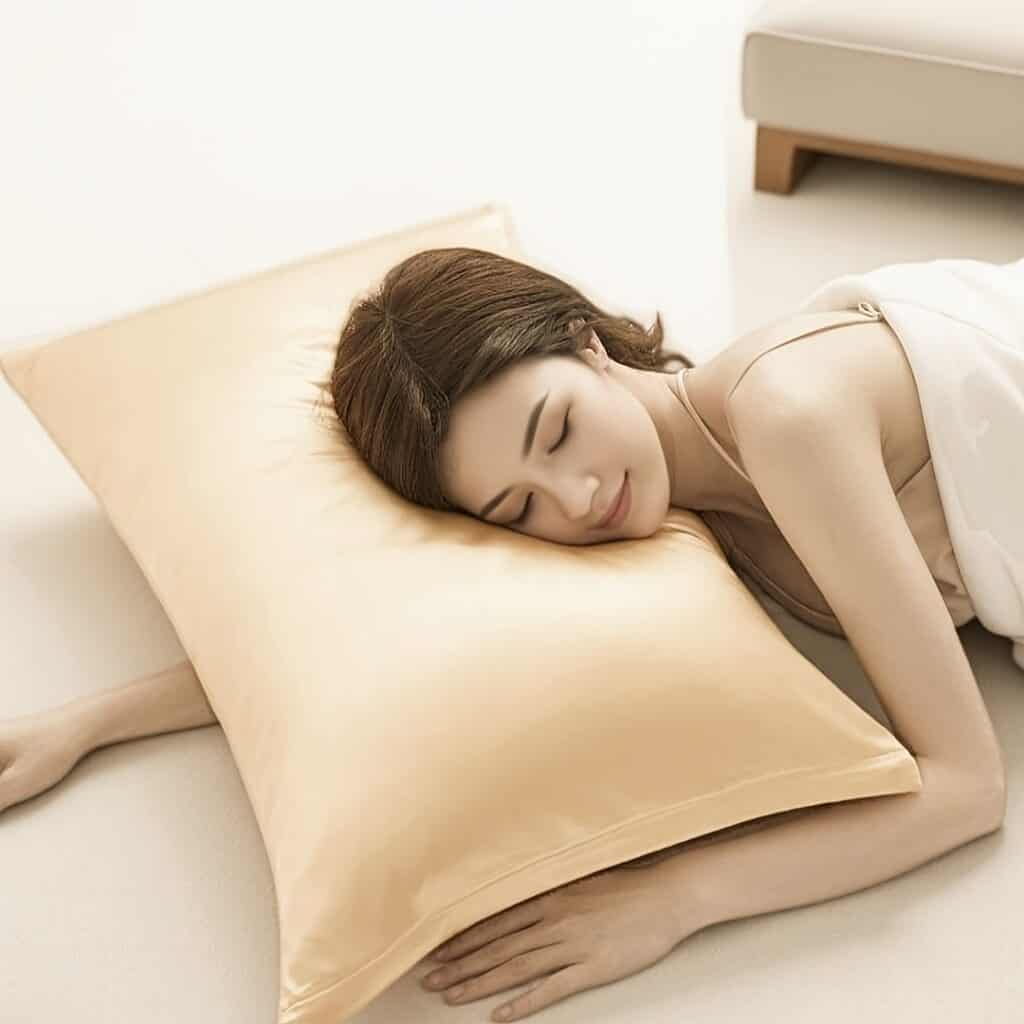 Satin Pillowcase Set Cooling Hair Skin Pillow Covers
