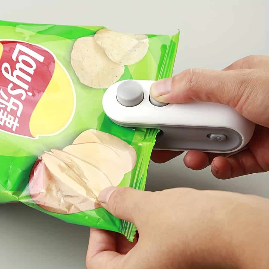 USB Rechargeable Mini Bag Sealer for Snacks & Food