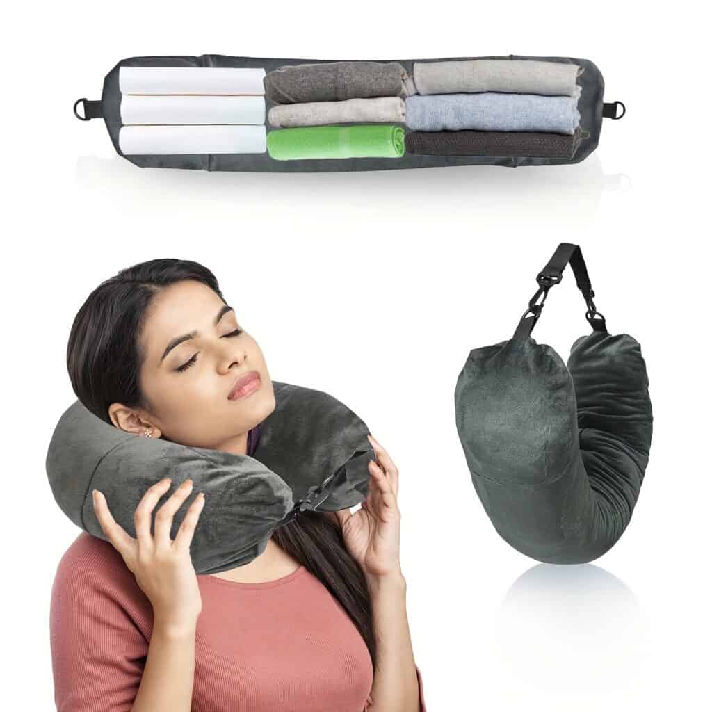Travel Pillow Storage Bag Organizer Large Capacity Case