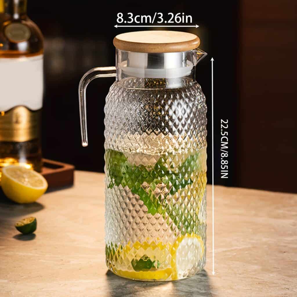 Premium Fridge Pitcher with Lid Water Jug