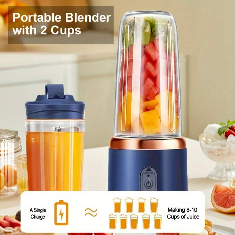 Portable USB Rechargeable Blender Juicer Cup