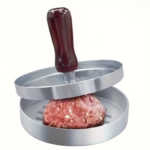 1pc Non-Stick Burger Press Mold for Grilling – Durable Aluminum Alloy, Perfect for Beef, Vegetables, and Cheese Burgers, Ideal for BBQ and Grilling, Grilling Additions