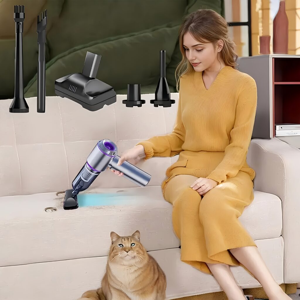 Portable Wireless Vacuum Cleaner 20000Pa 4-in-1