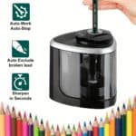 Electric Pencil Sharpener Automatic Desktop Sharpener