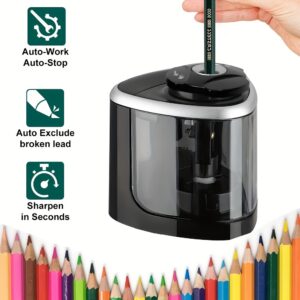 Electric Pencil Sharpener Automatic Desktop Sharpener