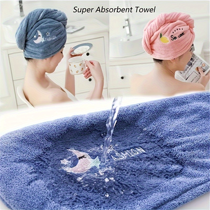 Microfiber Hair Drying Towel Turban Quick Dry Wrap