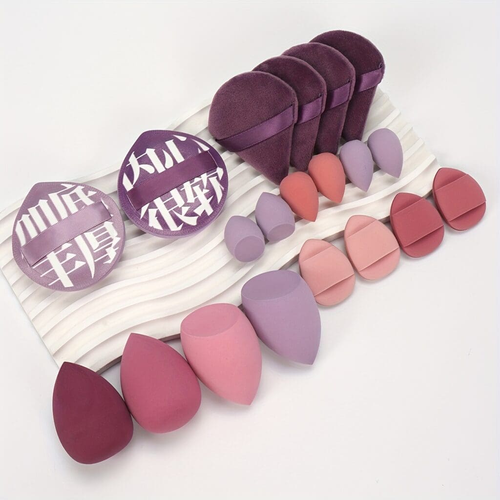 20pcs Makeup Sponge Set Beauty Blender Puffs Kit