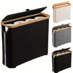 Large Toilet Paper Holder Storage Box with Lid