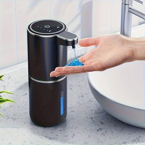 1x 380mL Automatic Soap Dispenser | Wall-Mounted, Charging, Lithium Battery, DONASIRA Brand