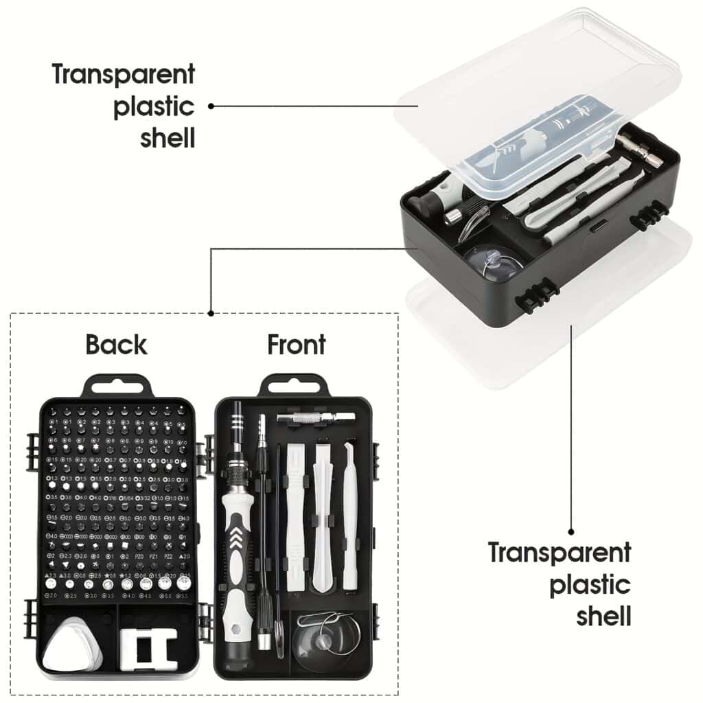 115-in-1 Precision Screwdriver Set Magnetic Repair Kit