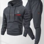 Men’s Hoodie and Jogger Set Paris Print Tracksuit