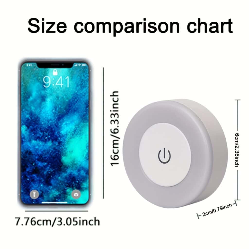 LED Touch Night Light Adjustable Bedside Lamp