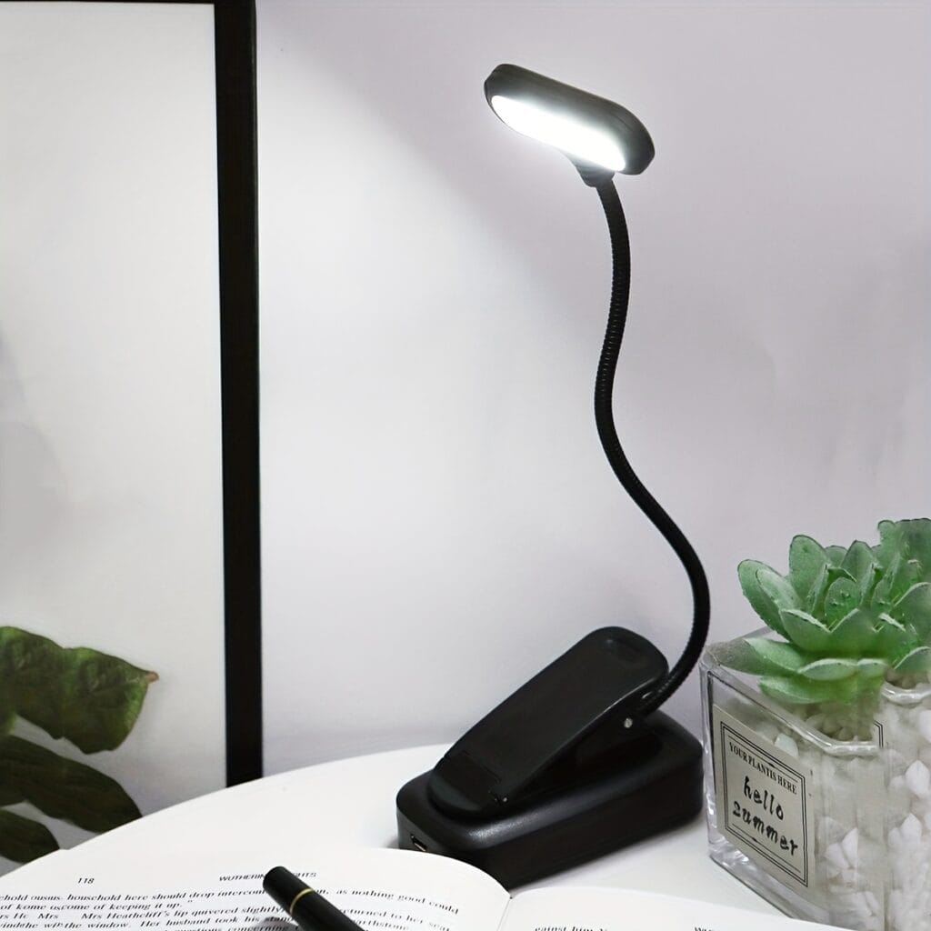 Clip On Book Light Flexible LED Reading Lamp