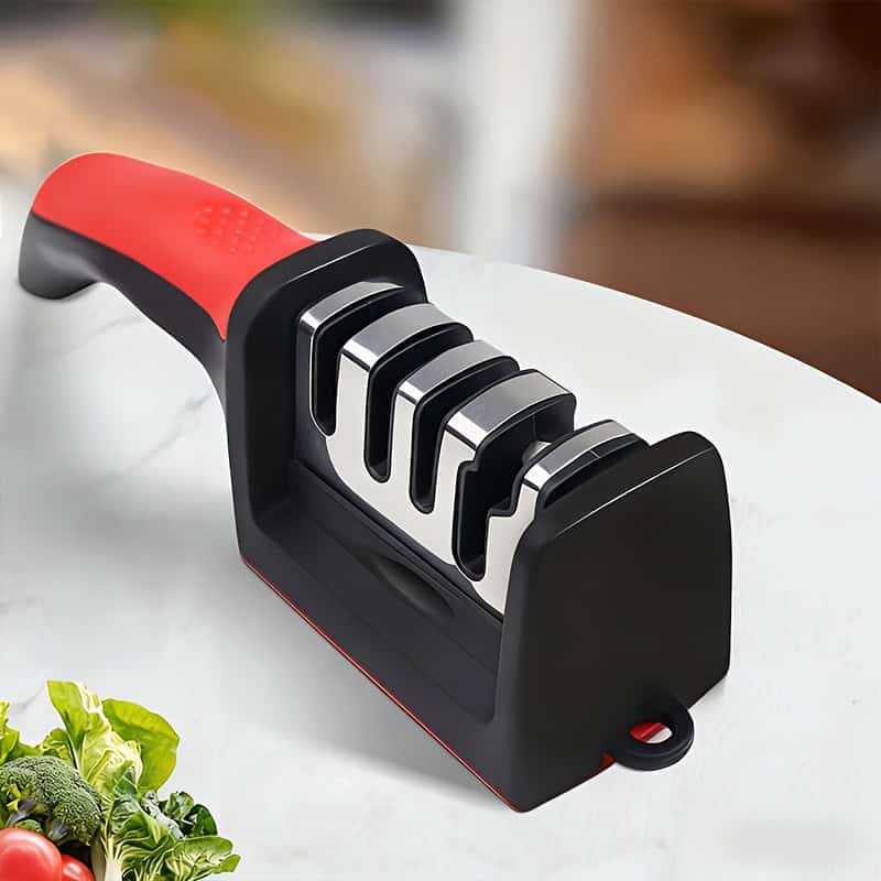 4 Stage Knife Sharpener Diamond Ceramic Professional