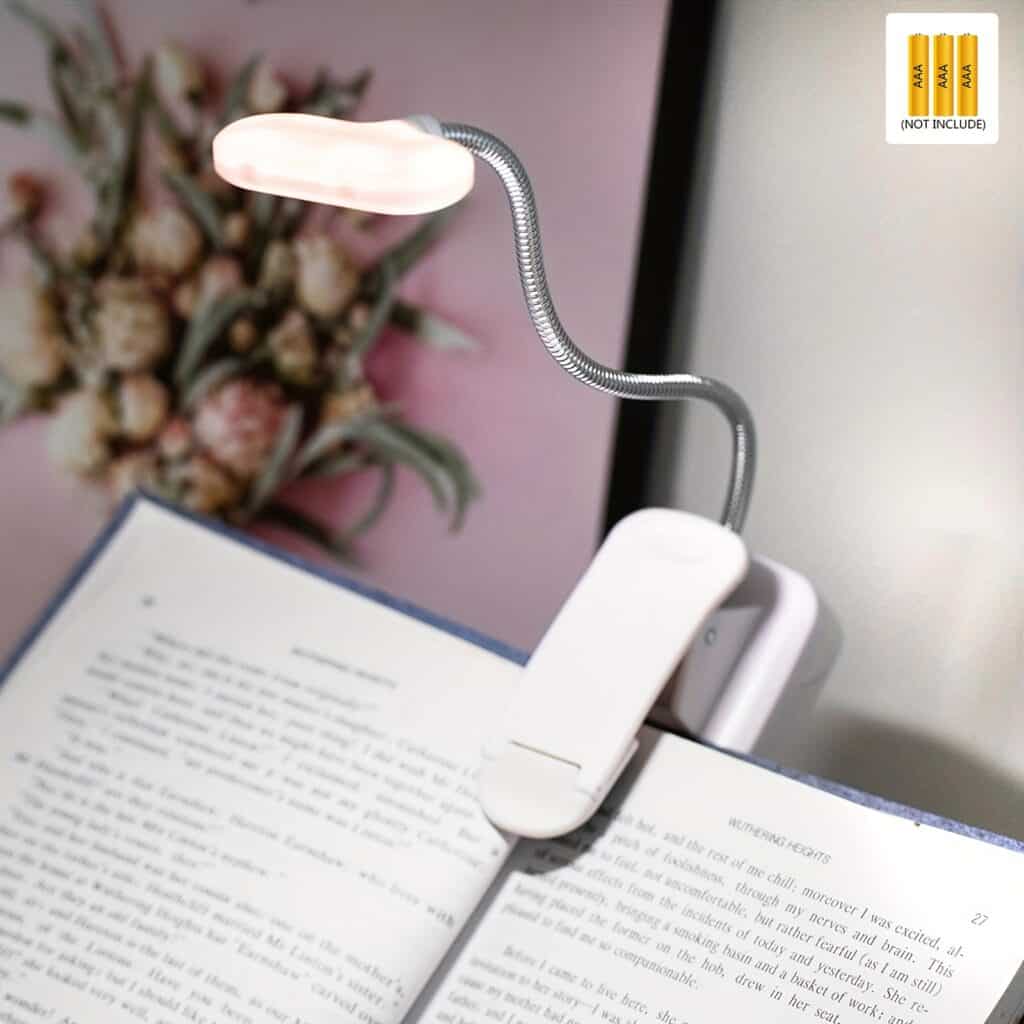 Clip On Book Light Flexible LED Reading Lamp