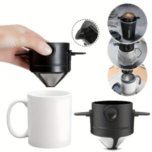 Portable Stainless Steel Pour Over Coffee Filter