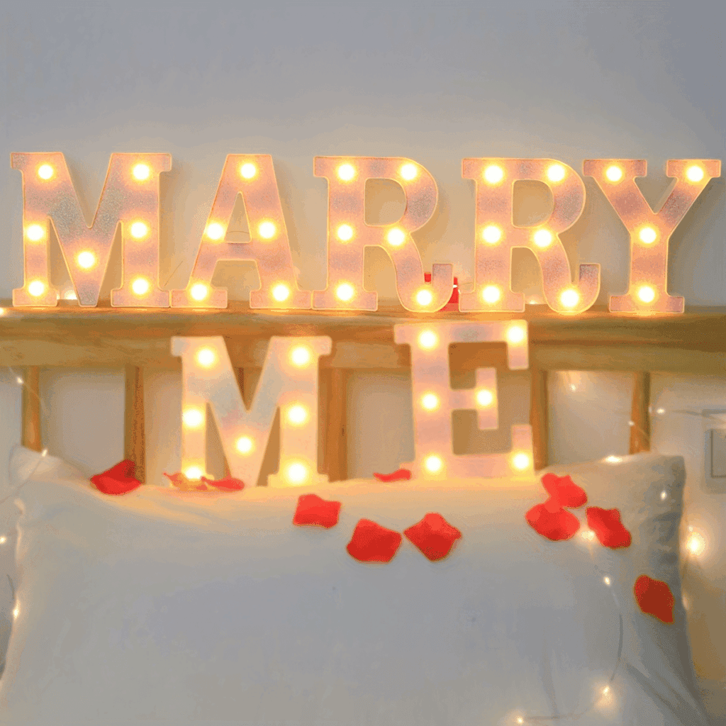 LED Letter Lights Battery Decorative Alphabet Lamp