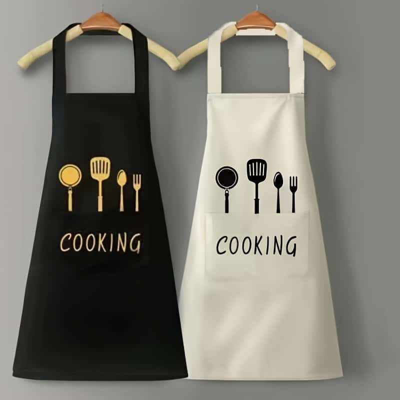 Chef Cooking Apron with Pockets for Kitchen & BBQ 1pc
