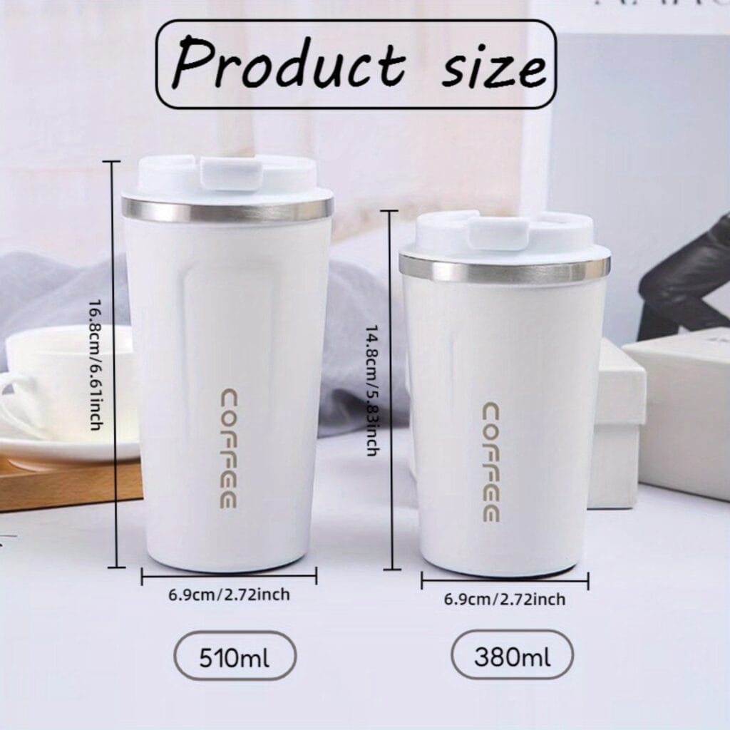 Vacuum Insulated Coffee Tumbler Stainless Steel