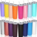 20oz Stainless Steel Skinny Tumbler Vacuum Cup