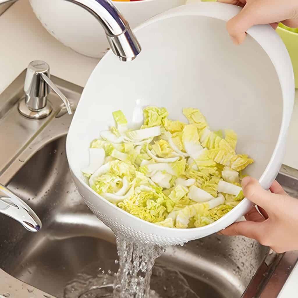 Multifunctional Kitchen Washing Basket with Drainer
