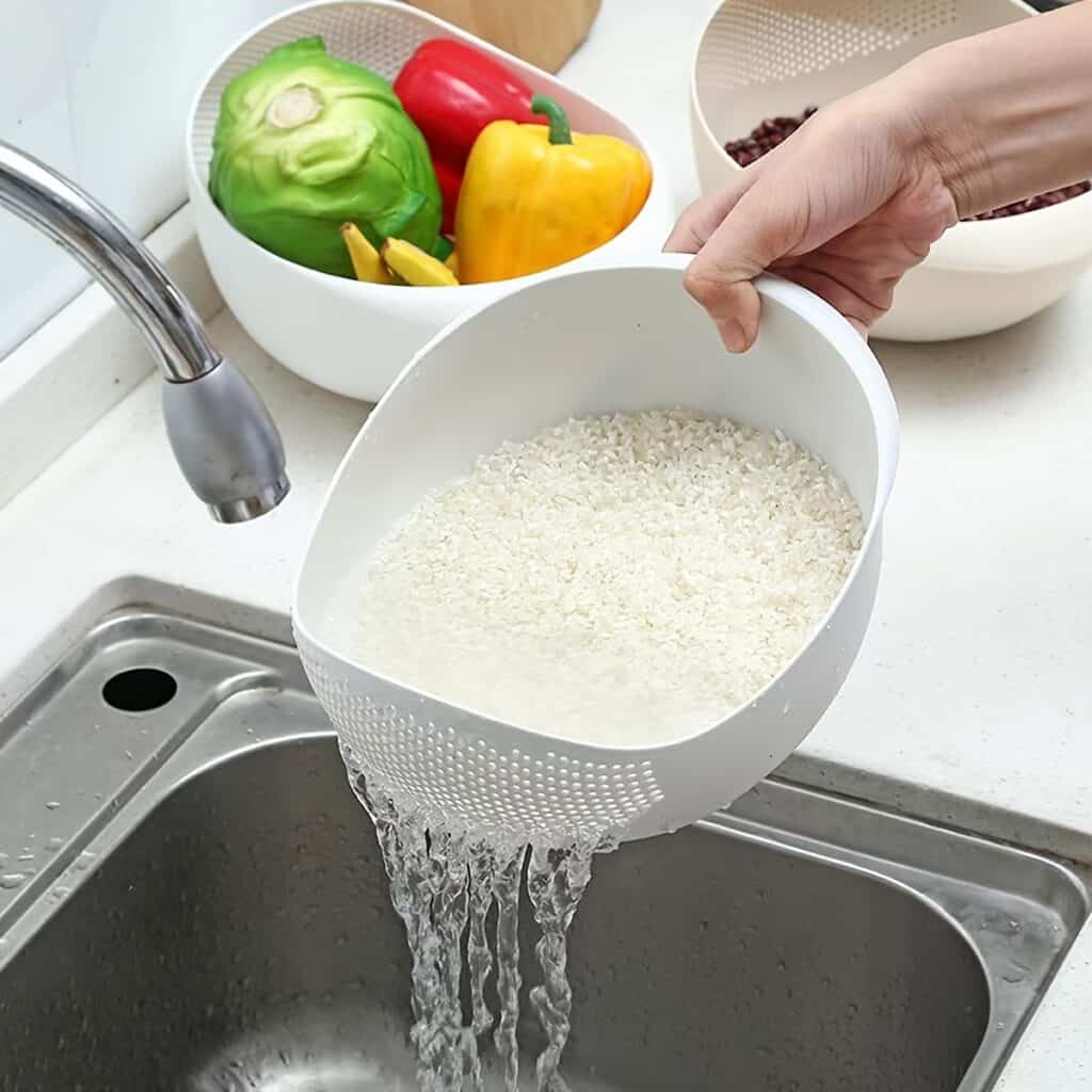 Multifunctional Kitchen Washing Basket with Drainer