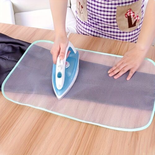 1pc Color Random Heat Resistant Ironing Cloth Protective Insulation Pad-Hot Home Mat Mesh