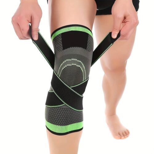 1pc Knee Sleeve, Knee Brace Compression Fit Support – Single