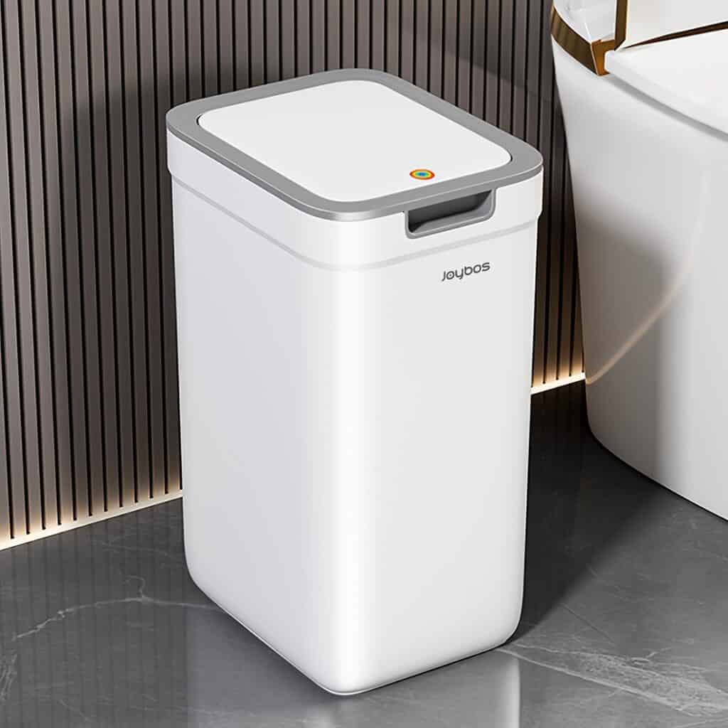 Touchless Wall Mounted Bathroom Trash Can with Odor Seal