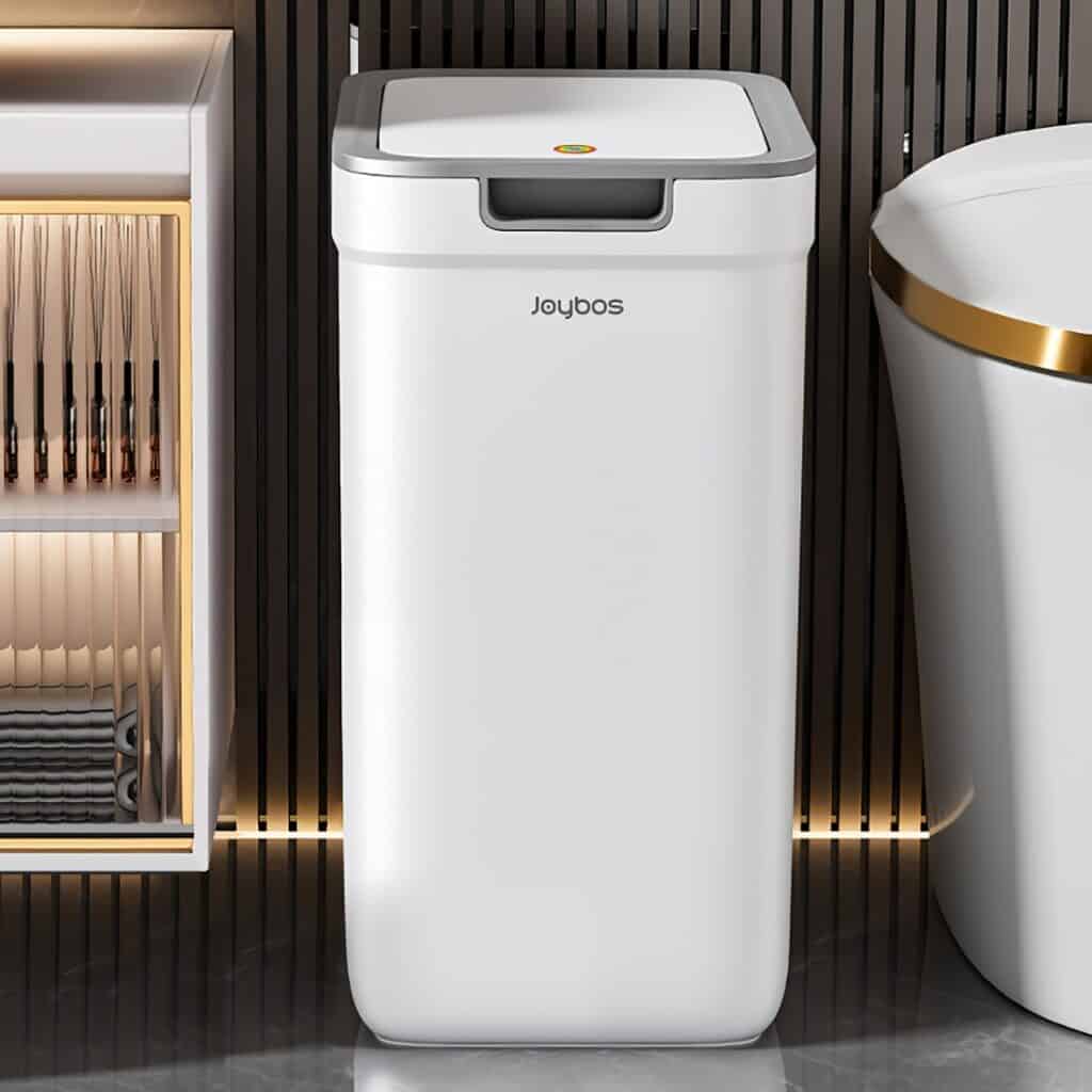 Touchless Wall Mounted Bathroom Trash Can with Odor Seal
