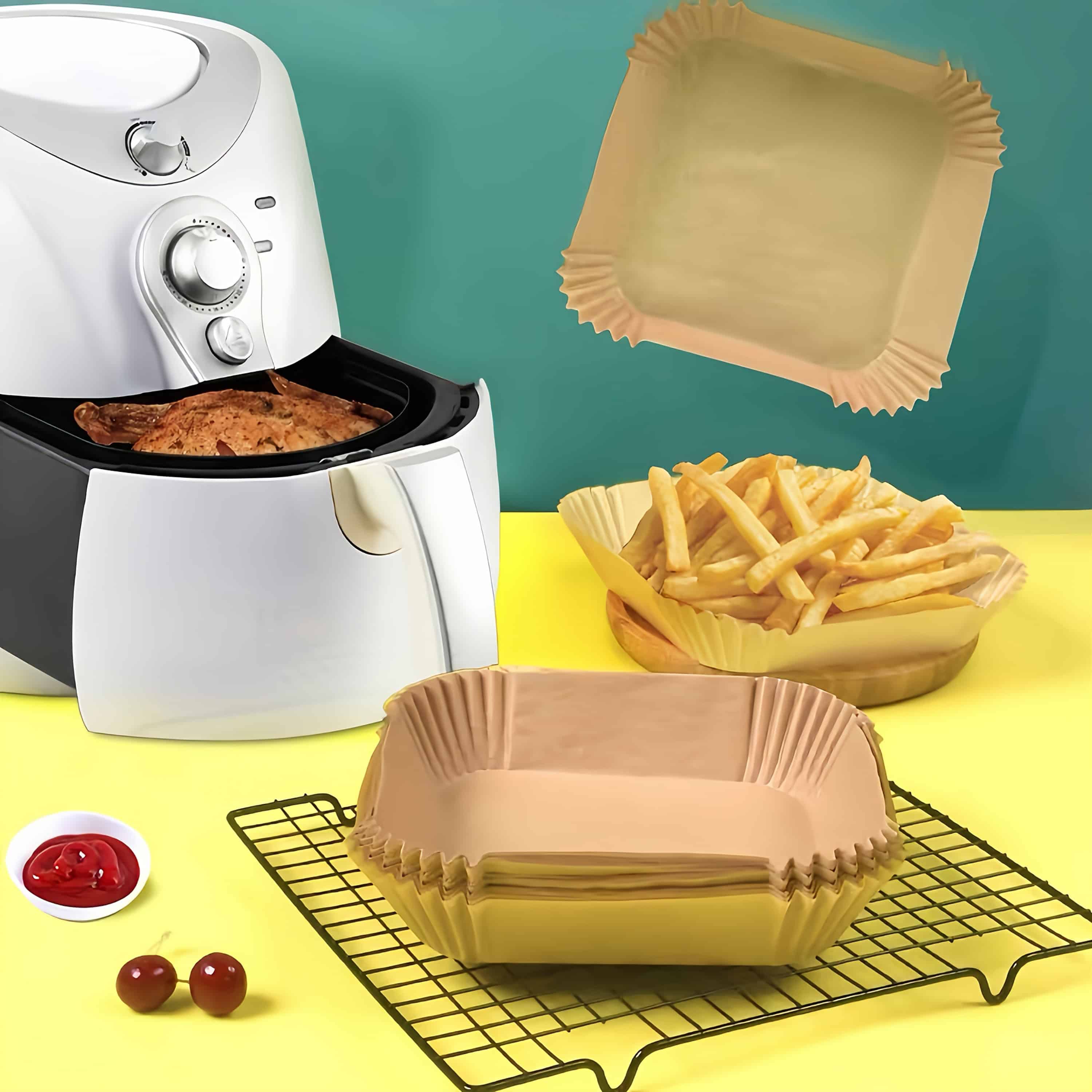 Non-Stick Air Fryer Liners for Baking and Roasting