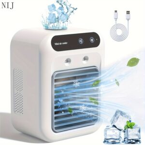 NIJ Portable USB Desk Fan and Personal Air Cooler