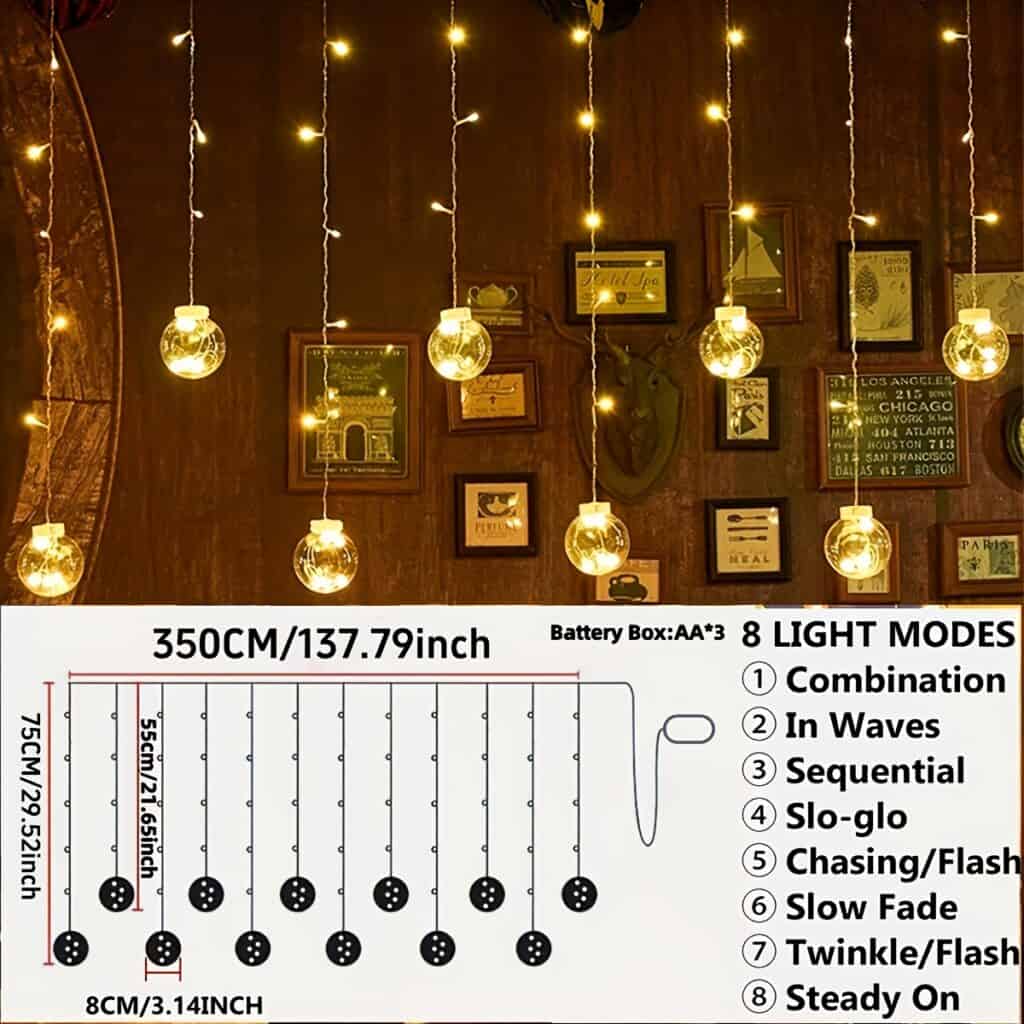 3M Wishing Ball LED Light String 108 LEDs