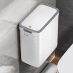 Touchless Wall Mounted Bathroom Trash Can with Odor Seal