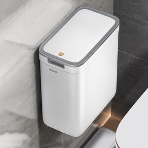 Touchless Wall Mounted Bathroom Trash Can with Odor Seal
