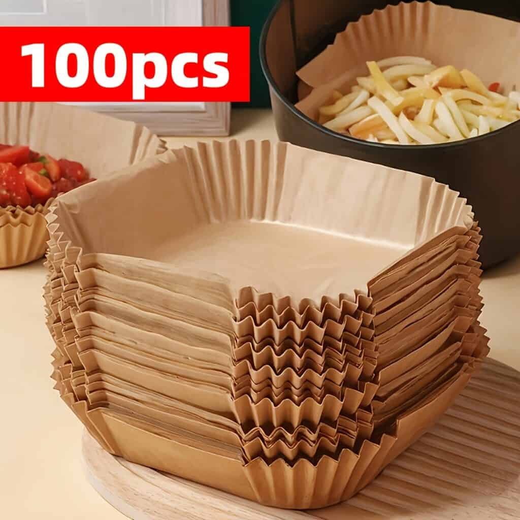 Non-Stick Air Fryer Liners for Baking and Roasting