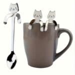 Cute Kawaii Cat Spoon Stainless Steel Coffee