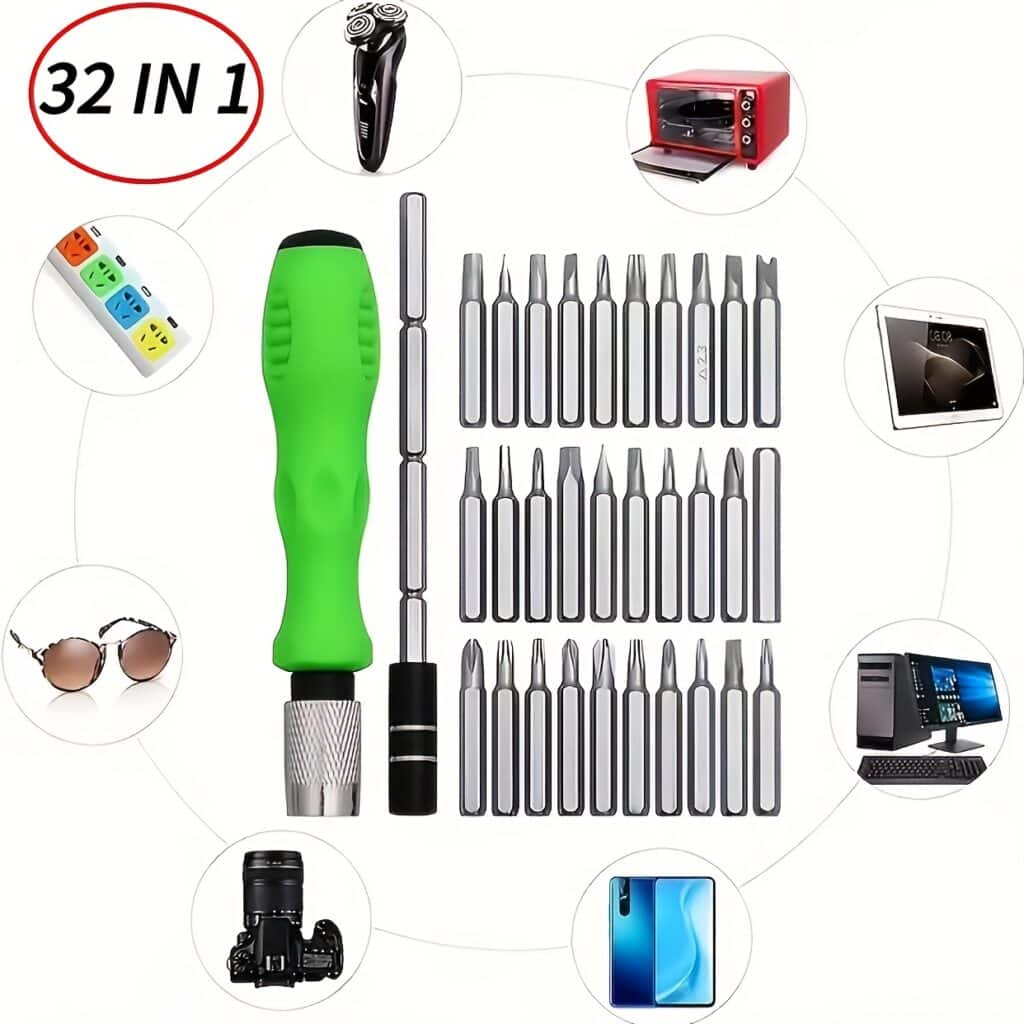 32-in-1 Precision Screwdriver Set Magnetic Tool Kit