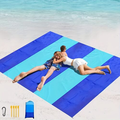 Picnic Beach Blanket 4-7 Adults Oversized Lightweight Sandproof Beach Blanket Large Picnic Mat Beach Blanket for Beach Travel Camping Hiking