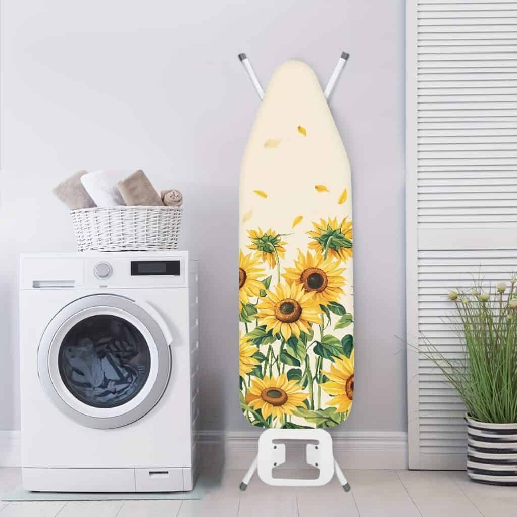Floral Ironing Board Cover Washable Polyester Design