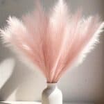 Artificial Pampas Grass Rose Bouquet Home Decor