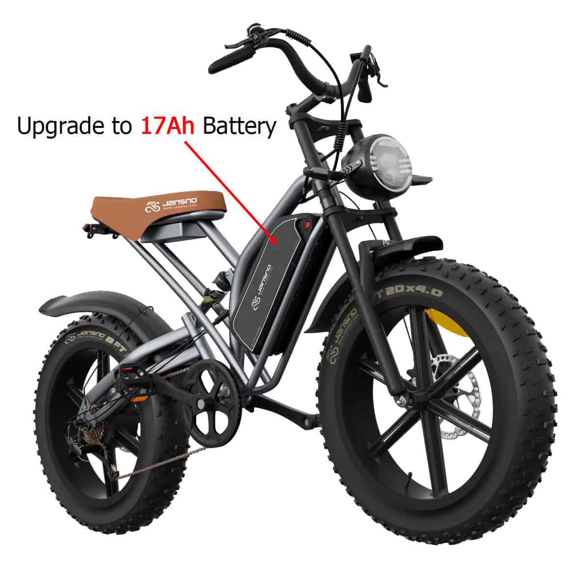 JANSNO X50 Electric Bike 250W Foldable Fat Tire E-Bike